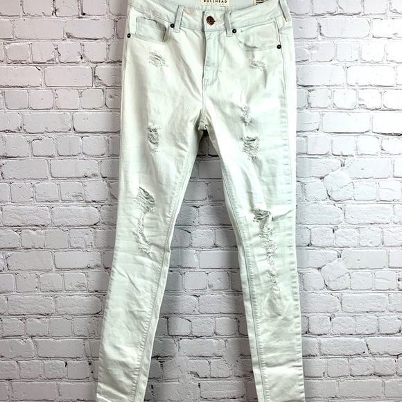 Bullhead High Rise Skinniest Destroyed Jeans 5 - Picture 15 of 16